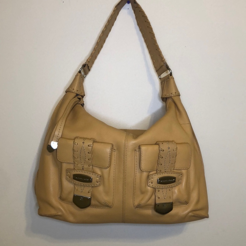 Michael Kors tan leather purse